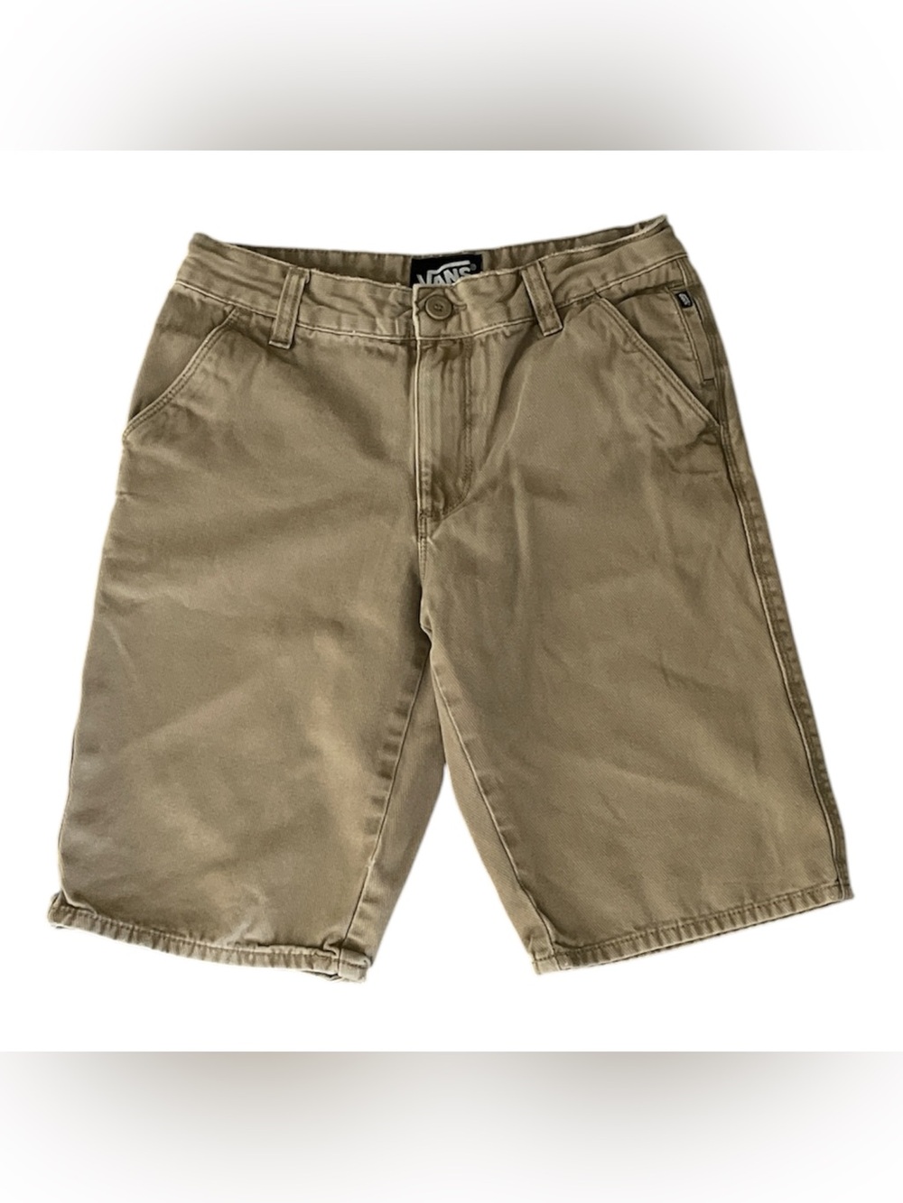 Vans big boys khaki long shorts